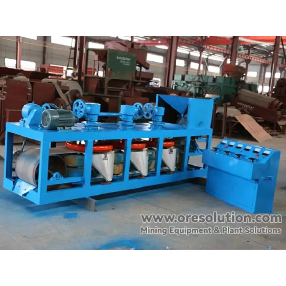 Three Disk Magnetic Separator