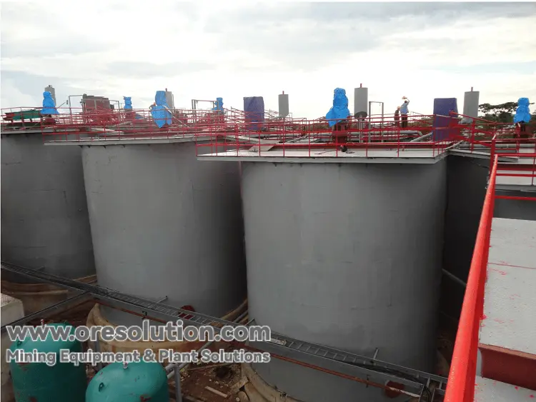 Gold Mine CIP Production Line and Process Flow Solution